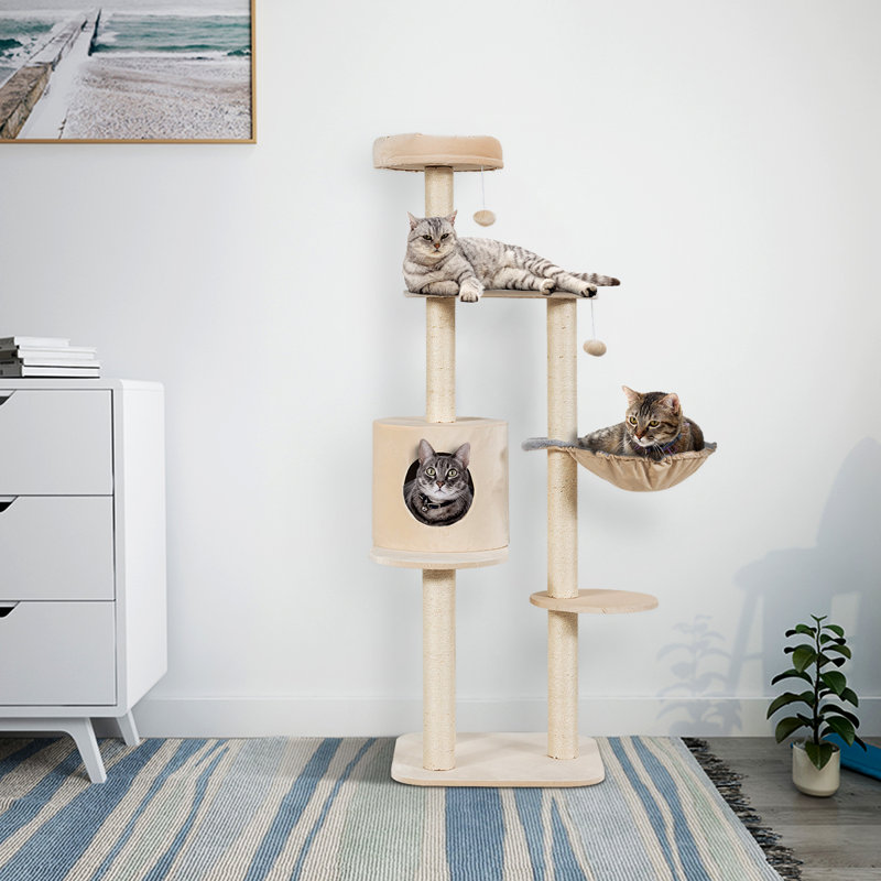 Pendaray 143.5cm H Cat Tree