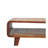 Solid Wood Open Chestnut Media Unit