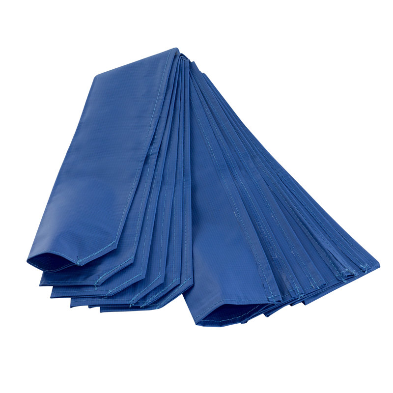 Protecteurs de manche de trampoline Machrus Upper Bounce, Bleu, Ensemble de 6