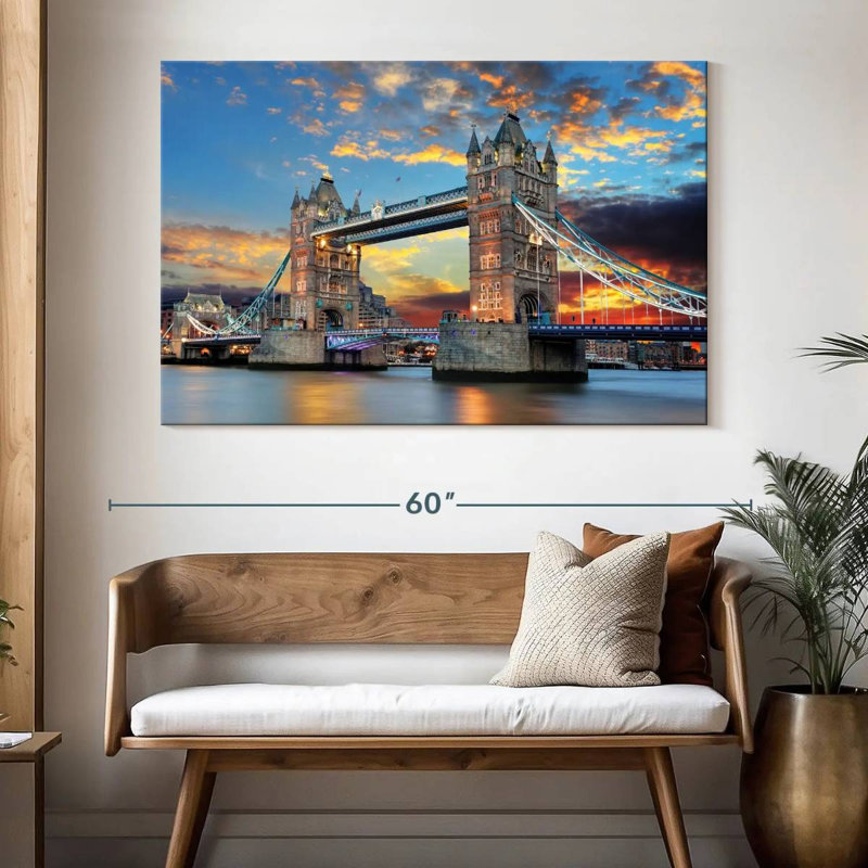 Hannes Tower Bridge Of London, 34" H x 51" W