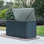 71.5"W 312 Gallons Water Resistant Metal Lockable Deck Box