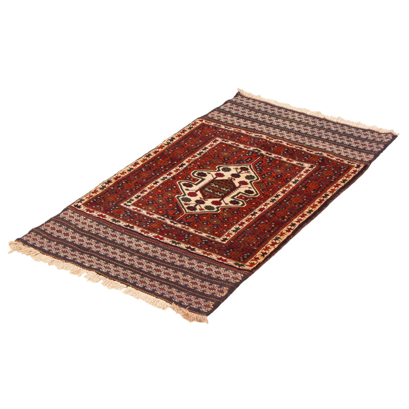 Tapis en cuivre noué à la main 3 pi 1 po x 5 pi 1 po Mouri Finest