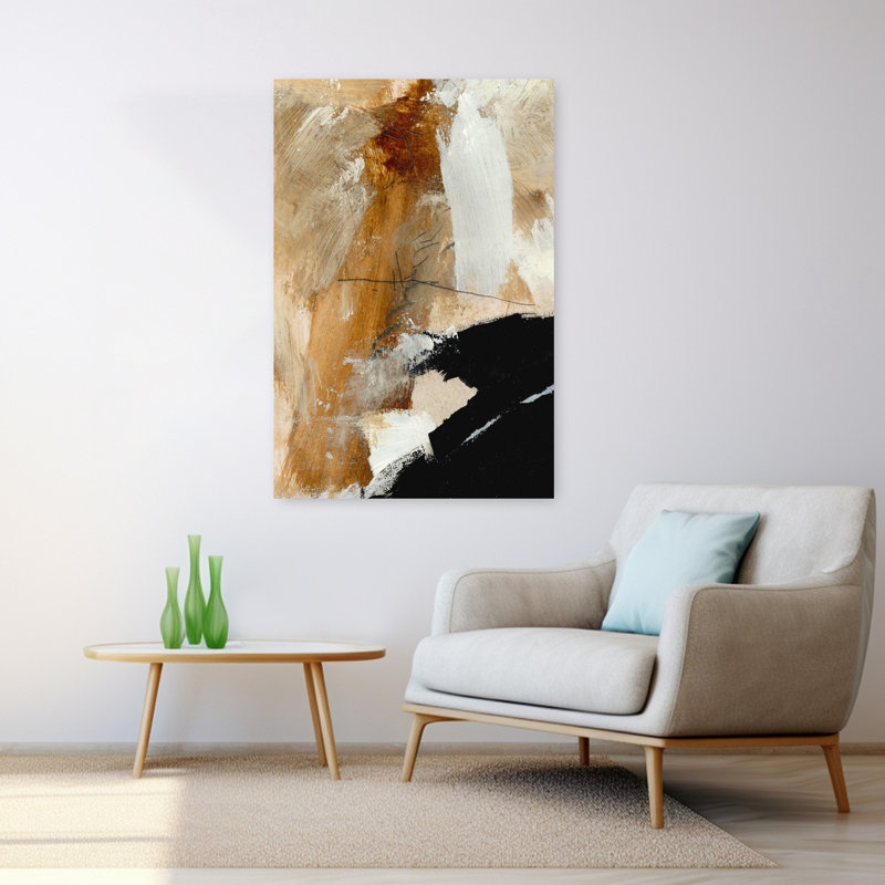 Art contemporain contemporain abstrait, H 48 po x l 32 po