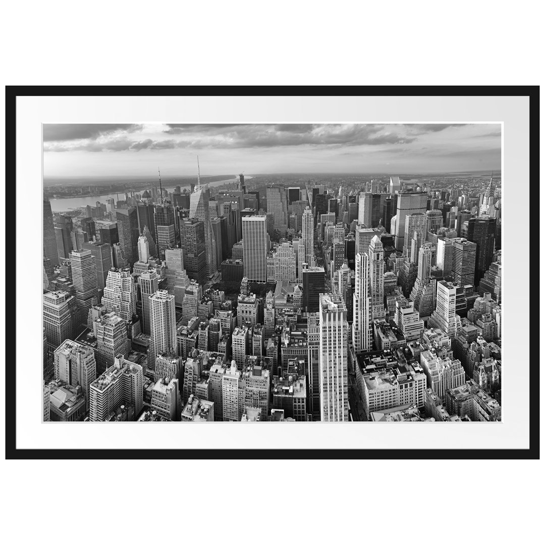 Gerahmtes Poster New York Skyline