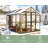 Grower’s Haven AMERLIFE Greenhouse - Outdoor Aluminum Polycarbonate Greenhouse With Ventilation And Rain Gutter, Double Doors With Hook, Walk In Greenhouse For Outdoors, Backyard, Garden-100134484-100134485