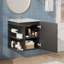 Armoire de salle de bain murale 20 "avec armoire latérale combinée, armoire de salle de bain avec porte à fermeture douce-1175581406