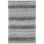 Zhara Stripe Grey Handwoven Performance Rug-1817319045