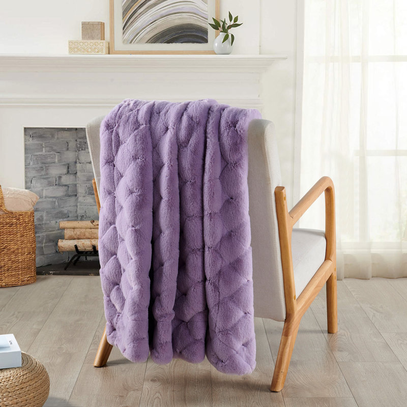 Throw Blanket, Lavender Frost