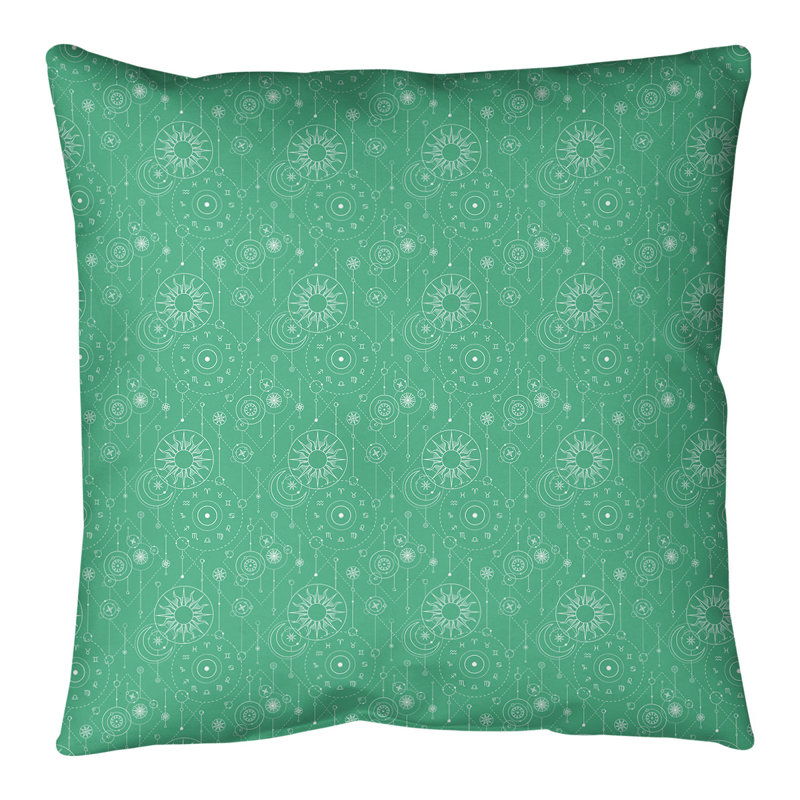 Coussin de sol Katelyn Elizabeth, 36 po x 36 po, Vert