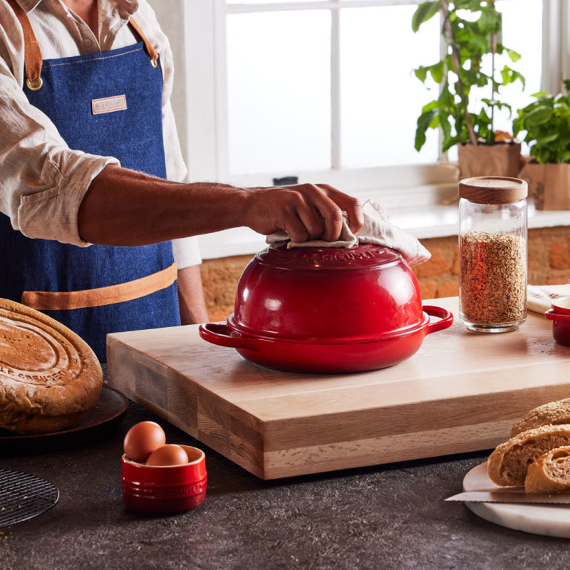 Le Creuset Signature Enameled Cast Iron 1.75 Qt. Bread Oven with Lid, Marseille