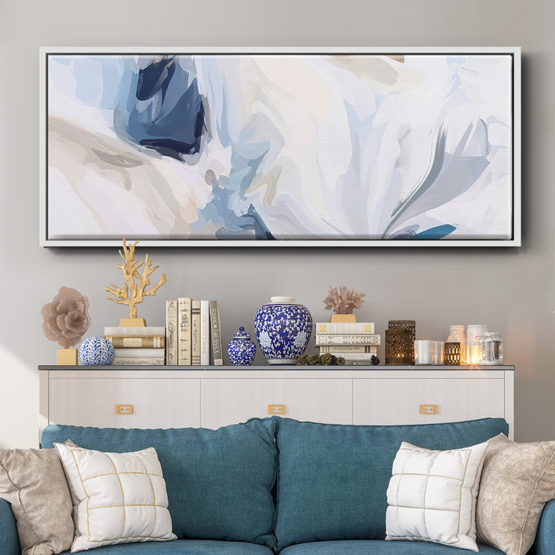 Fresh Air III- Framed Canvas, 8" H x 20" W