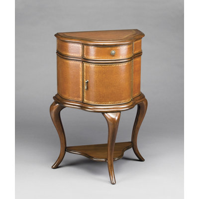 Solid Wood Top End Table