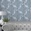 Tregaron Midnight Blue Removable Wallpaper