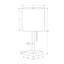 Ensemble de 2 lampes de table contemporaines en métal de 17 po avec port USB et abat-jour pour un éclairage chic-653508456-653508457