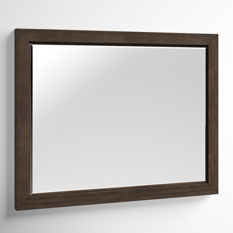 Brooks Wood Flat Mirror & Reviews | Joss & Main