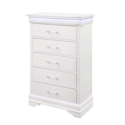 Commode avec commode à DEL, commode à tiroirs, armoire d'appoint