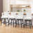 Velvet Upholstered 360° Swivel Counter Height Bar Stool with Back, Nailhead Trim and Sturdy Solid Wood Legs, Comfortable Chair for Kitchen, Dining, Restaurant-638126453-638126448-638126461