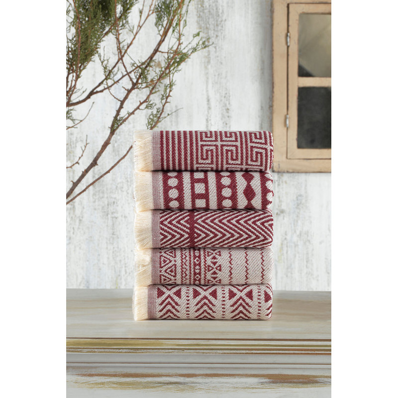 Ensemble de serviettes 100% coton 5 pièces Cushing