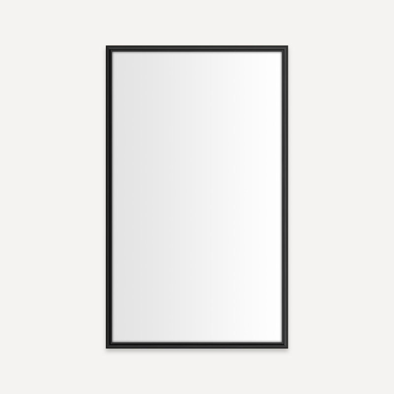 Main Line Cabinet, Brushed Black, 39.44" H x 23.38" W x 4" D, Rosemont