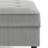 Upholstered Light Gray Square Tufted Corduroy Flip-Tray Top Storage Ottoman, Single Ottoman Modular Part For Sectional Sofa-1061832494