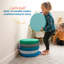 Coussins de plancher ECR4Kids SoftZone avec poignée, siège flexible, 6 pièces ECR4Kids-32007371