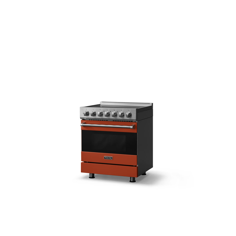 Viking30"W./24"D. Electric Self-Clean Range-5 Burners, Spiced Cider