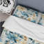 Boho Blue Floral Mandala Serenity I Duvet Cover-930108506