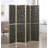 Roundhill Furniture Aurra 4-panel Wood Room Divider, Folding Portable Partition Screen-114022540