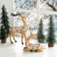 Set Of 2 Resin Christmas Reindeer Table Decor