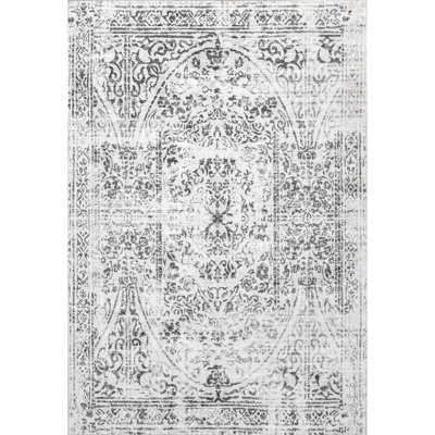 Bess Medallion Machine Washable Area Rug for Living Room Bedroom Dining Room Kitchen