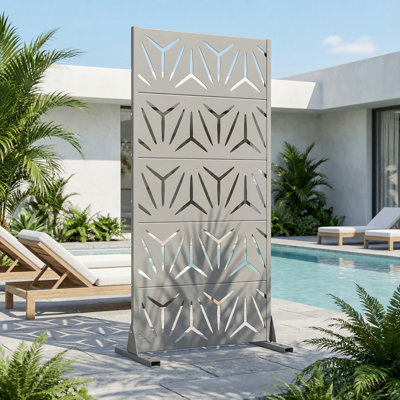 Privacy Screen Fence Panel Stylish Pattern