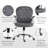 Vinsetto Velvet Home Office Chair-401276887-401276884