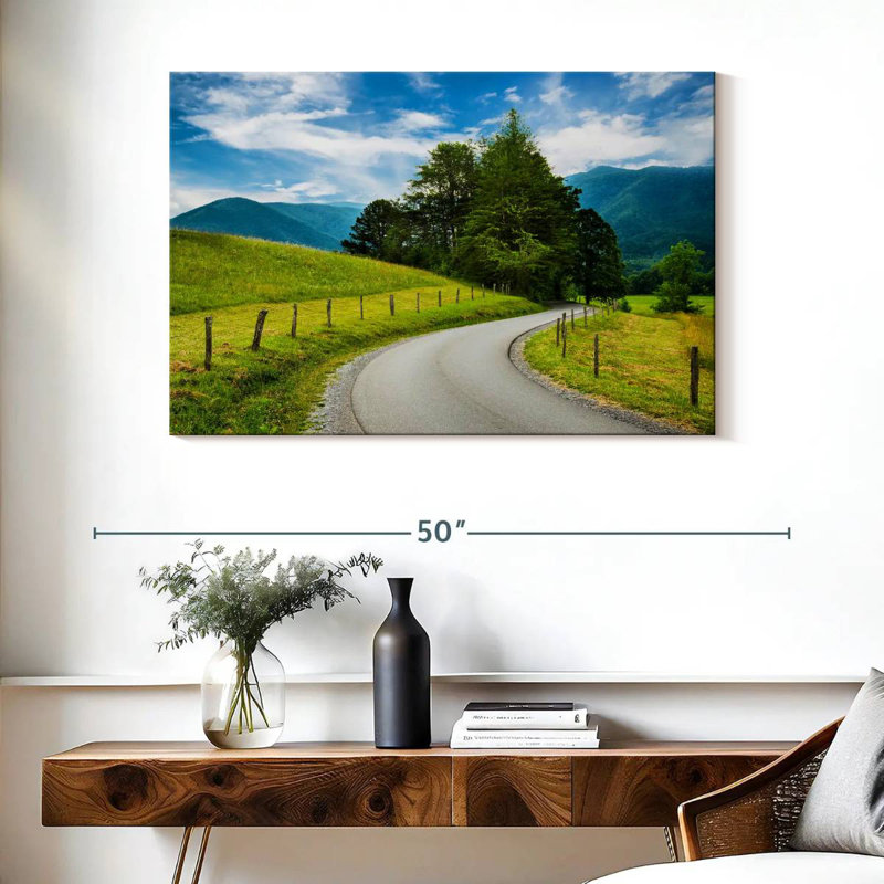 Mehar Cades Cove Open Road, 26" H x 39" W