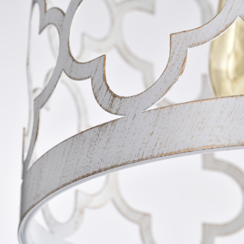 Luminaire suspendu tambour 1 lumière Pieper