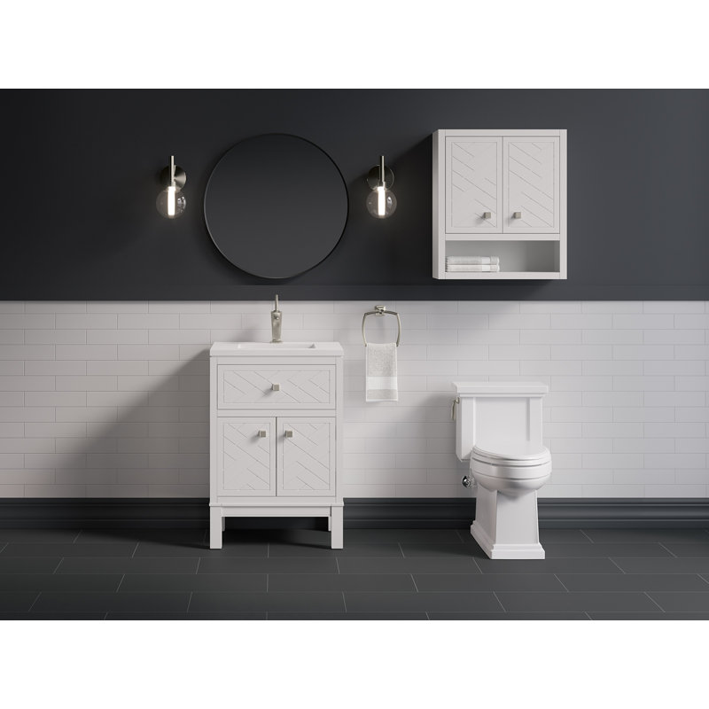 Beauxline 28-In X 24-In Wall Cabinet, White