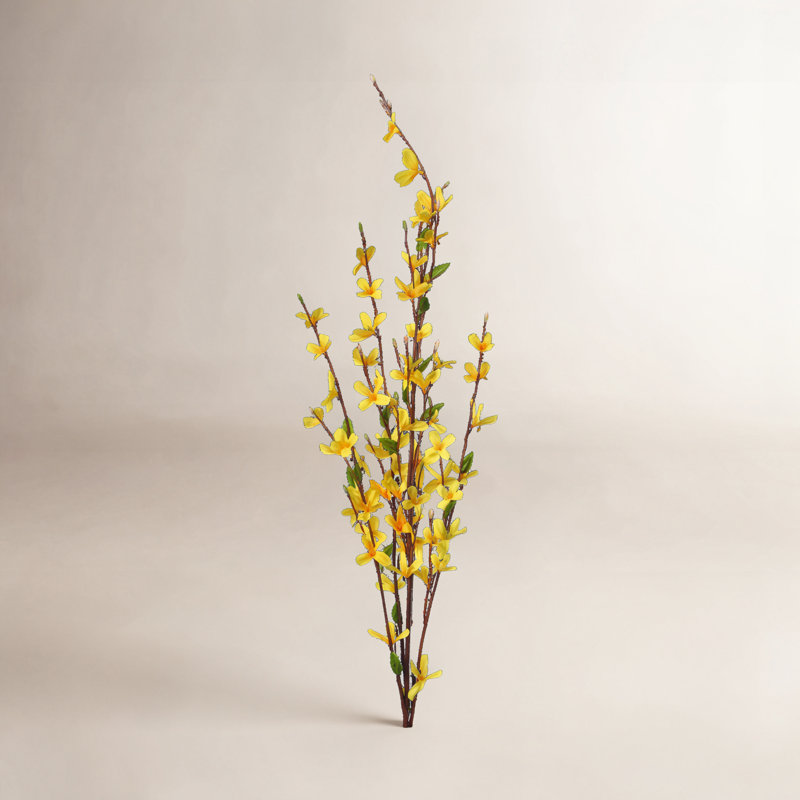 35" Forsythia Spray x4