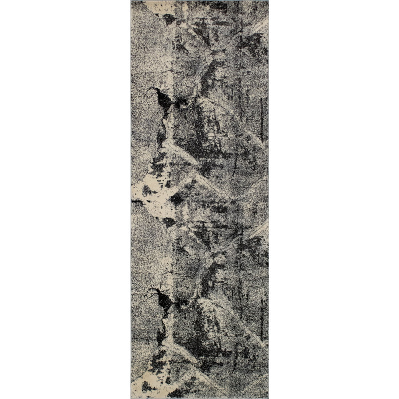 Kelson Abstract Indoor Rug, Runner 2'2" x 6'