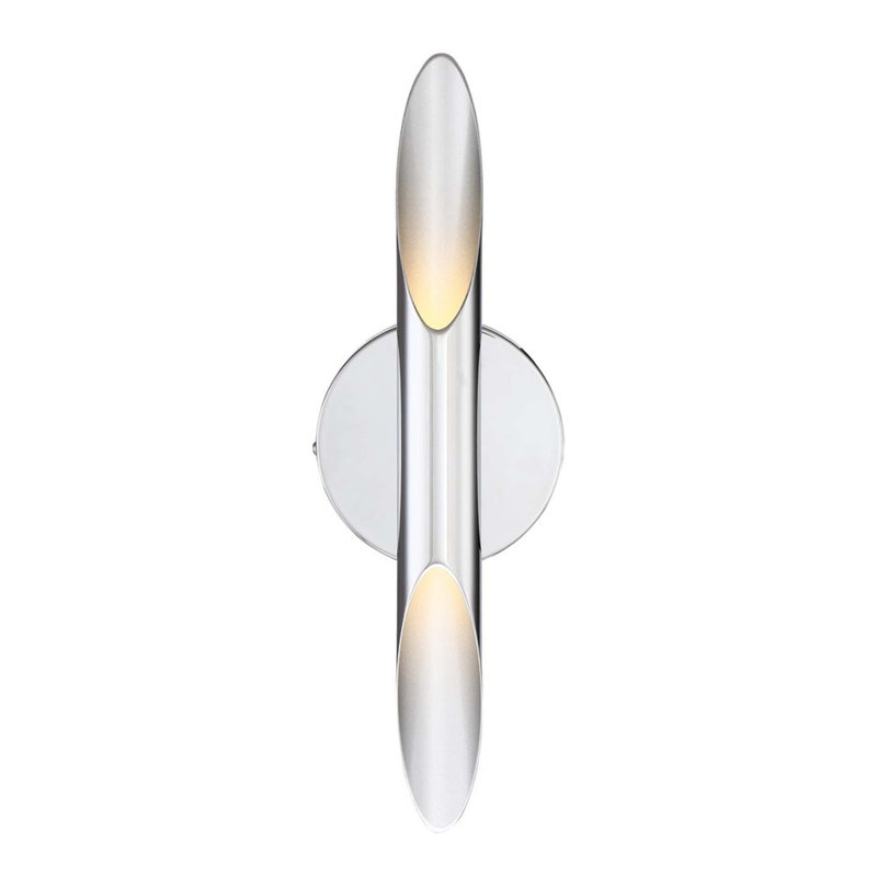 Austwell LED Wallchiere, Matte Nickel
