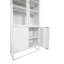 Isiah 190 cm H x 80 cm W Steel and Iron Standard Bookcase-1646801467