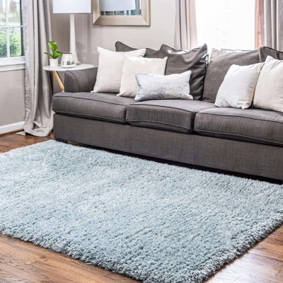  Tapis bleu ardoise