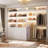 47.2" Closet System with 6 Wooden Drawers-1274400192
