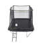 Trampoline rectangulaire Jumpking 7 pi x 10 pi avec enceinte de sécurité brevetée, cadre robuste et échelle thermolaquée