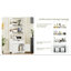Armoire de rangement haute blanche de 162,5 cm (64 po), garde-manger autoportant avec étagères pour cuisine, salle de bain, salon-1043629772