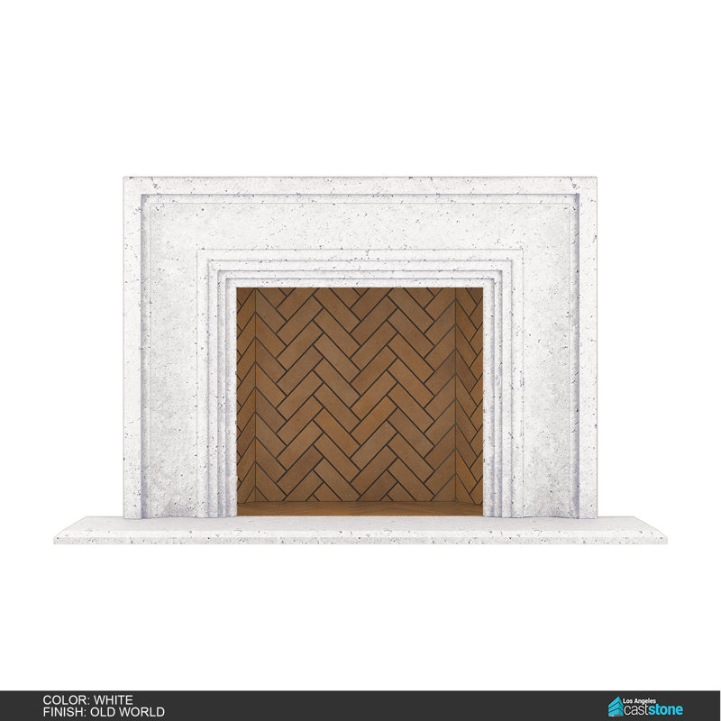 Verona Fireplace Surround, Old World White