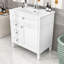 Meuble-lavabo de salle de bain avec lavabo supérieur, 2 tiroirs et un tiroir basculant-655137009