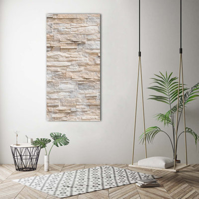 Brick Wall - Wrapped Canvas Print