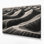 Toile horizontale gris rayé gris foncé