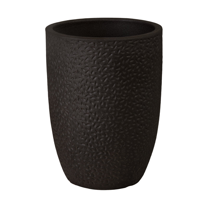 Jardinière Notch, noir mat, H 21,5 po x l 15,5 po x P 15,5 po