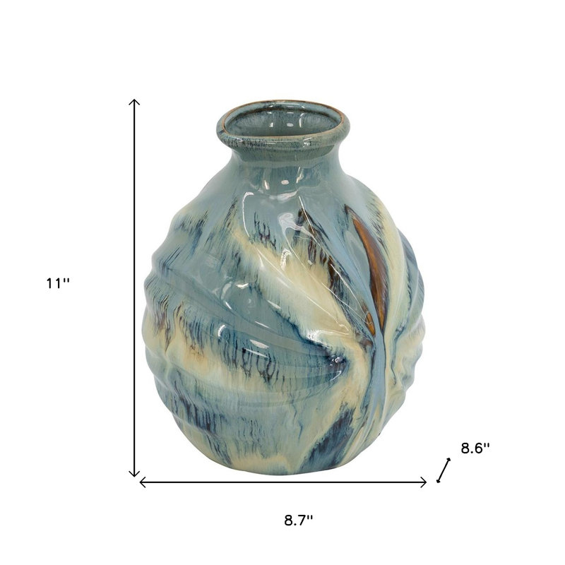 Vase de table rond 11 po