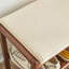 Banc à chaussures en bois massif avec coussin éponge à rebond élevé-1458210242